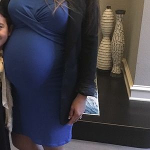 Cotton maternity dress